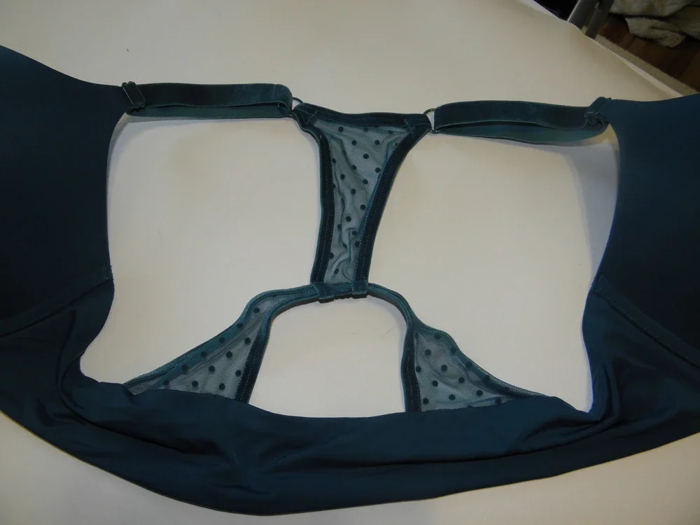 Victoria's Secret Bra: Perfect Shape, 38D, Dark Teal, front closure - Picture 2 of 6